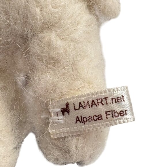 Handmade Alpaca Wool Ornaments Set With Knit Hat & Scarf - Picture 11 of 15